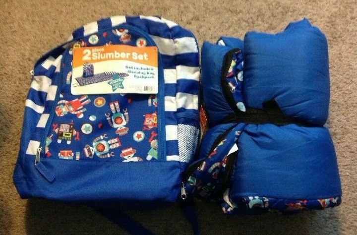 2 Piece CRCKT Kids Backpack/50 Degree Sleeping Bag.