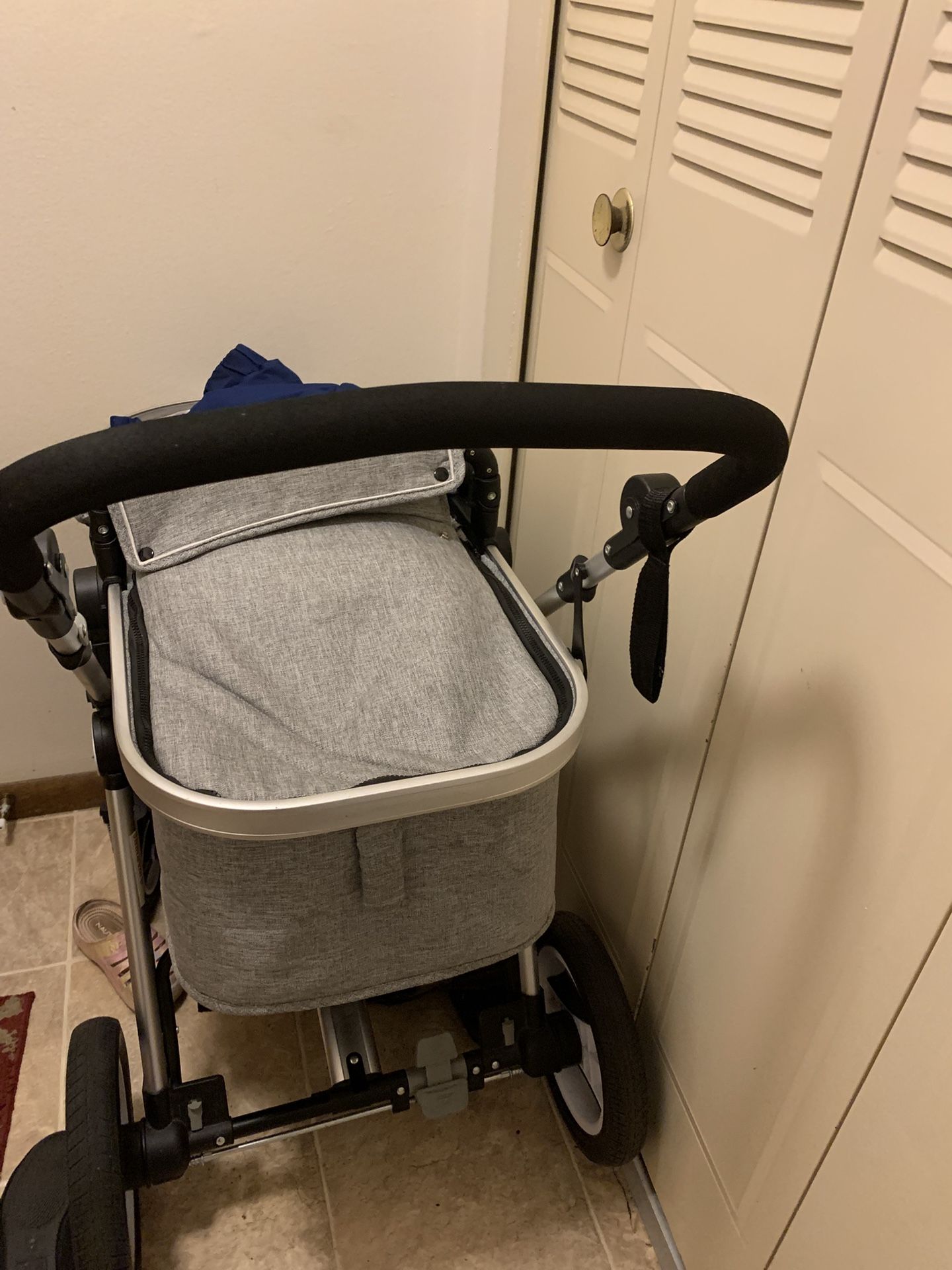 BABY JOY Baby Stroller, 2-in-1 Convertible Bassinet Reclining Stroller