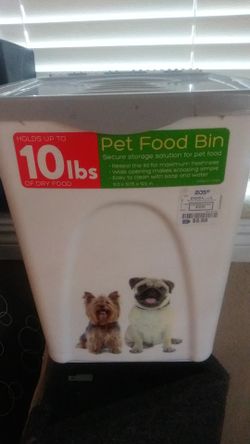 dog food bin or cat