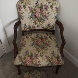 Floral Decorative Chair