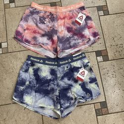 NWT Reebok Women’s Shorts 2 pack bundle size M
