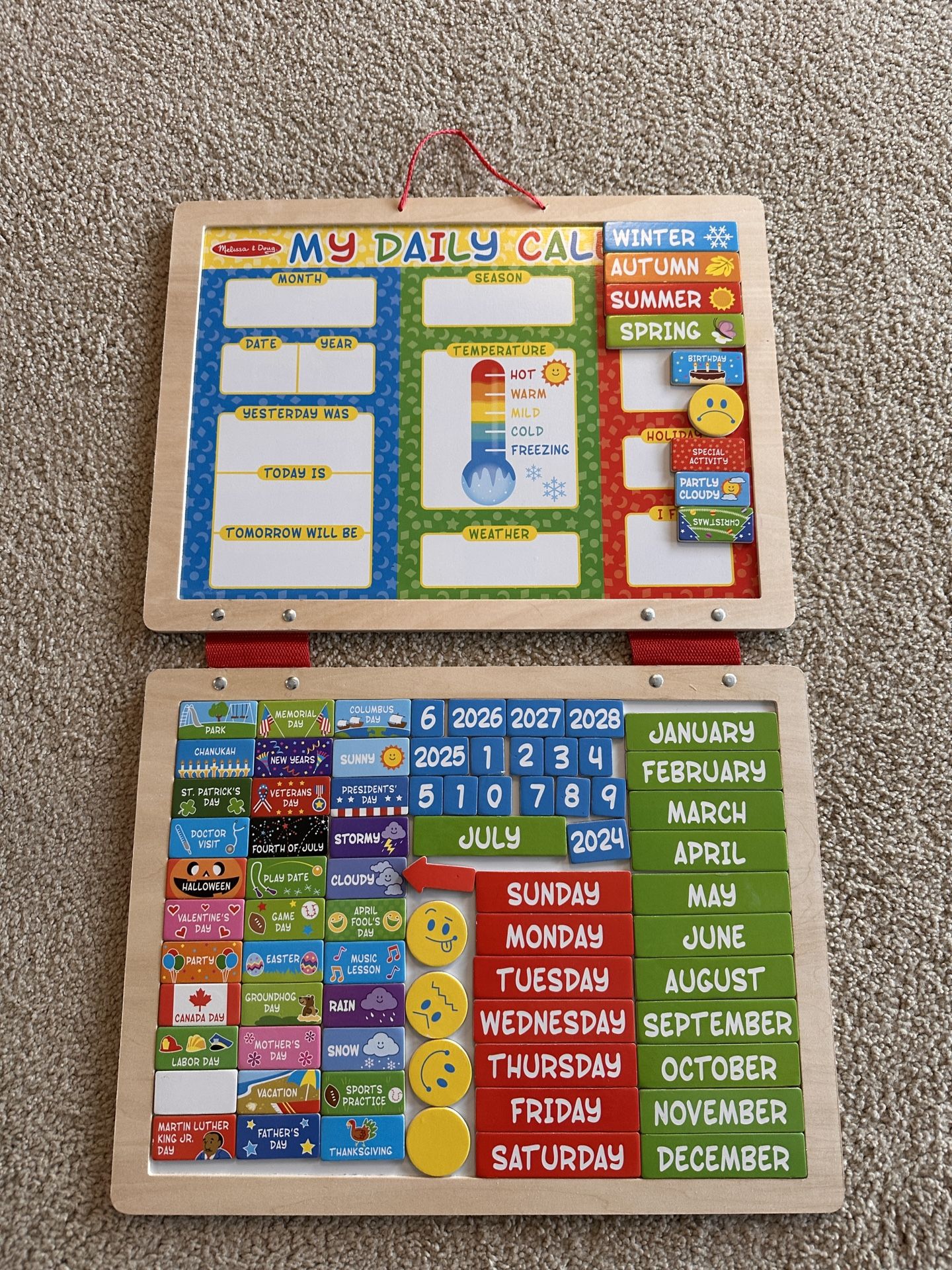 Melissa and Doug Magnetic Daily Calendar