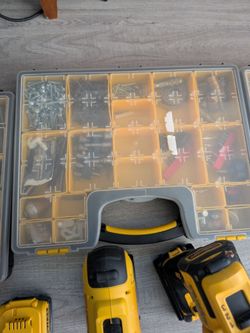 DeWALT 20vMax XR drills and tools box