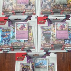 Pokemon Paldea Evolved 3 Pack Blister Promo Lot Brand New!