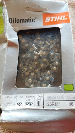 Used and shipped STIHL chain .