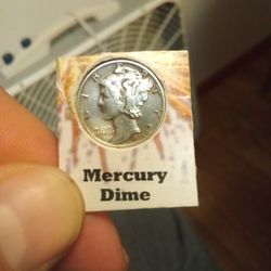 1939 90% Silver Mercury Dime Mint Mark W