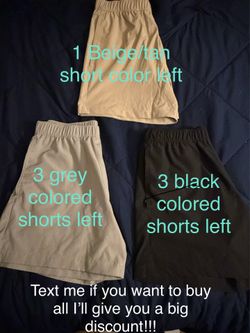 Hollister Hybrid mens short small 3 color ways
