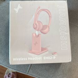 New Pink Headphones Wireless