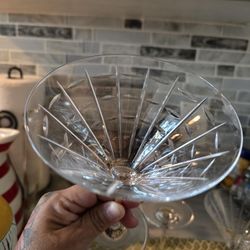 Pottery Barn Martini Glasses 