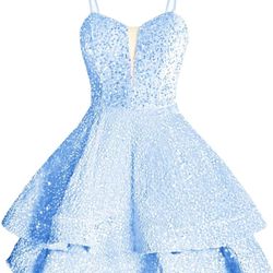 Sequin Short Homecoming Dress