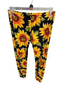 Sunflower Print Leggings