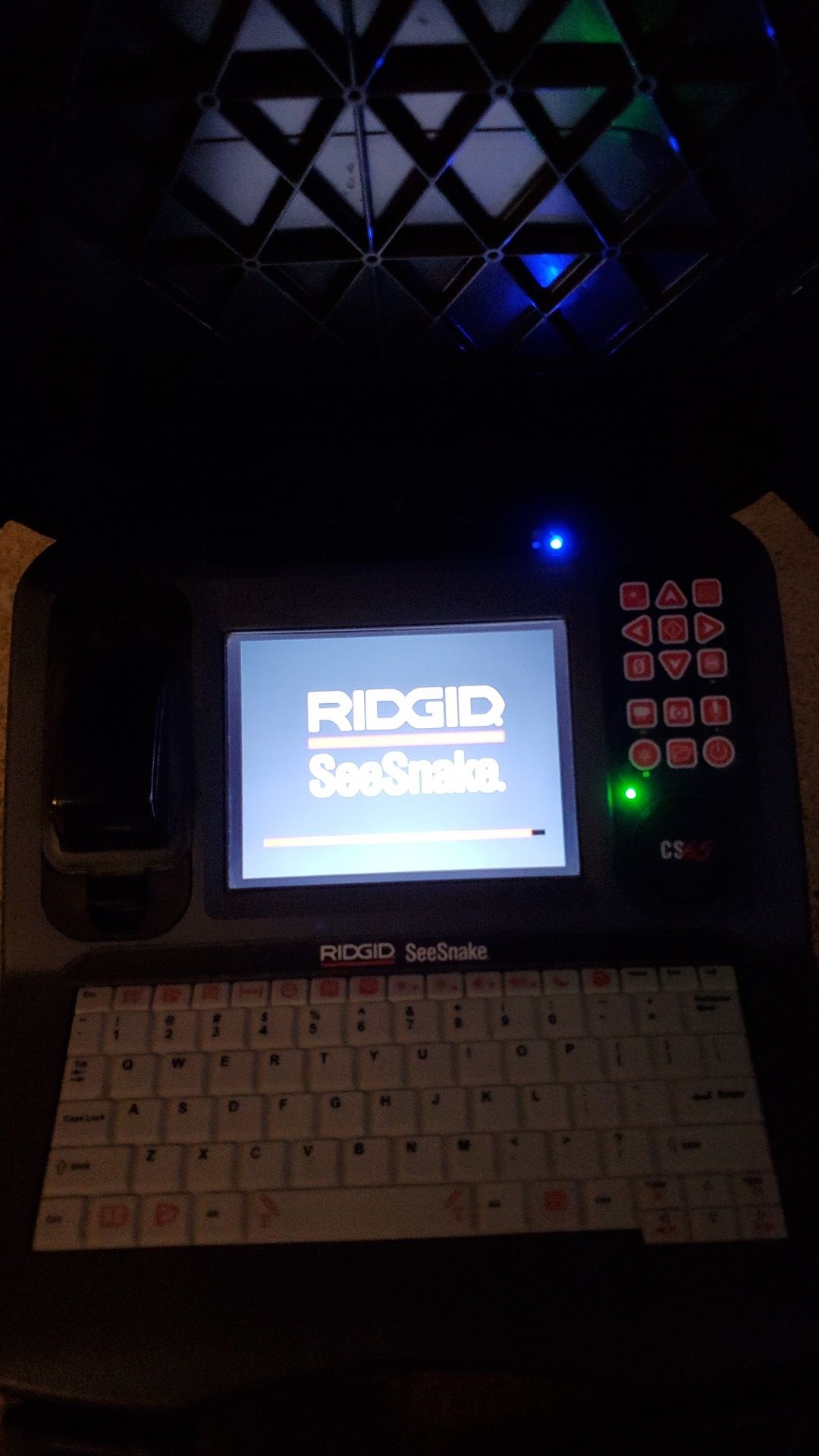 RIDGID SEESNAKE CS65 COLOR MONITOR USB RECORDER SEWER CAMERA