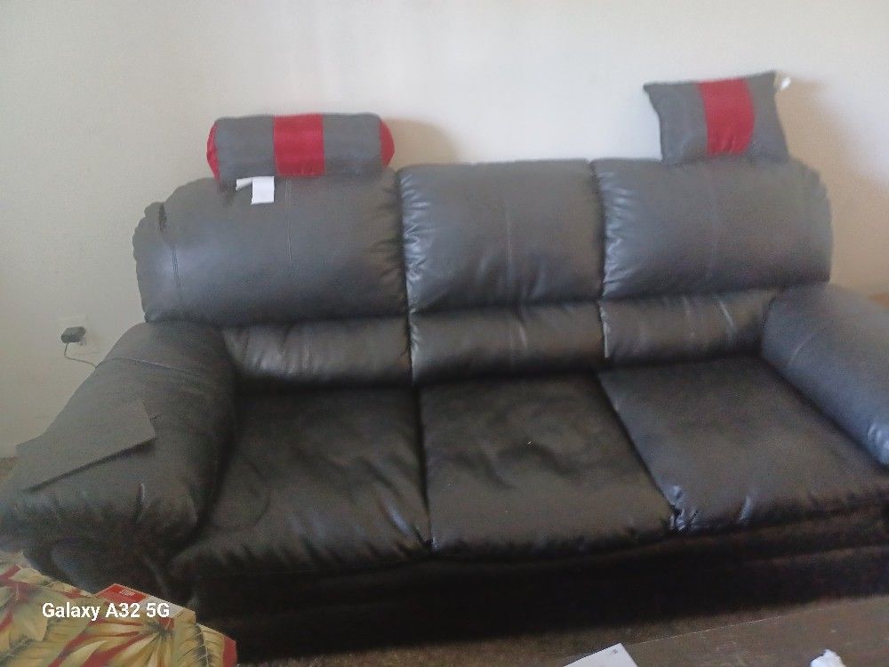 Selling furniture.