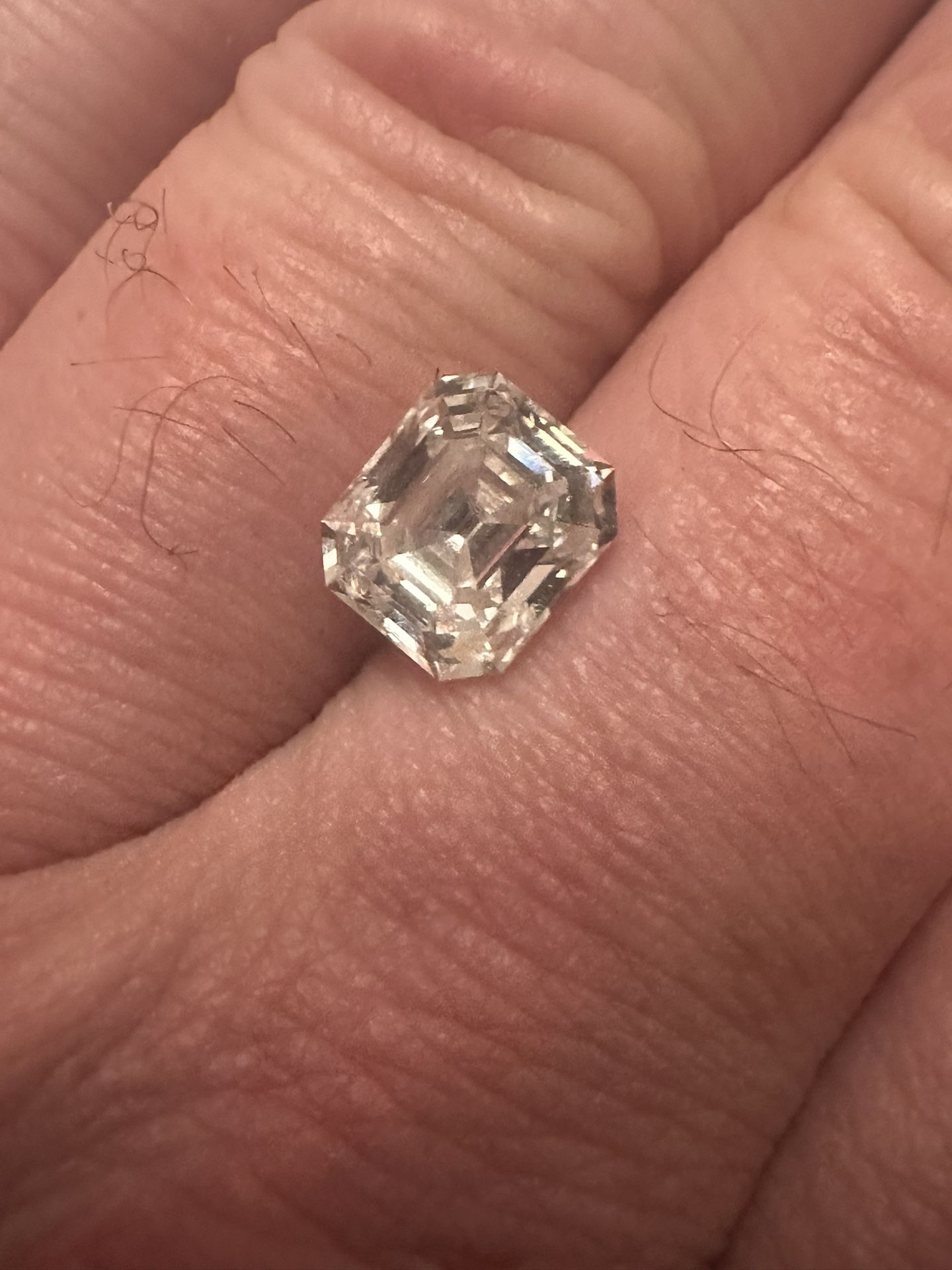3 Carat Asscher  Cut Lab Diamond