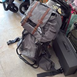 Clevr Hiking Backpack and kid carrier