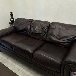 Leather Couch 