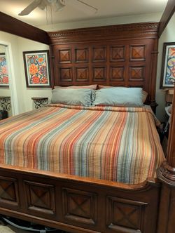 Cal King Canopy Poster Bed