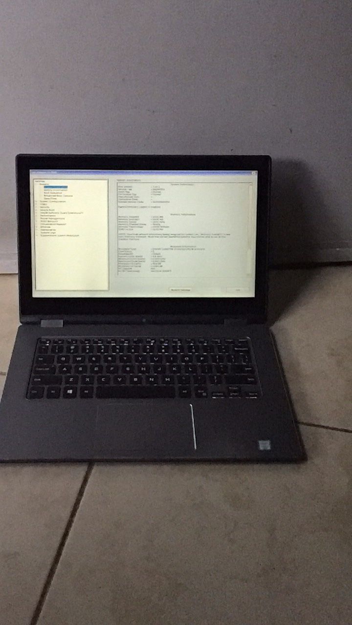for Parts 13” Dell Inspiron 2-1 Touchscreen i7 Processor 8gb Ram ( No Hardrive or Charger) good battery 
