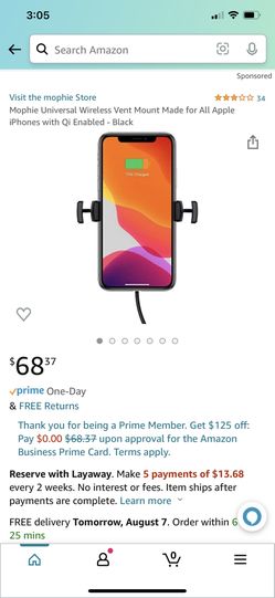 Wireless Charging Vent Mount