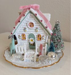🌸 Beautiful unique handcrafted Christmas/winter scene.