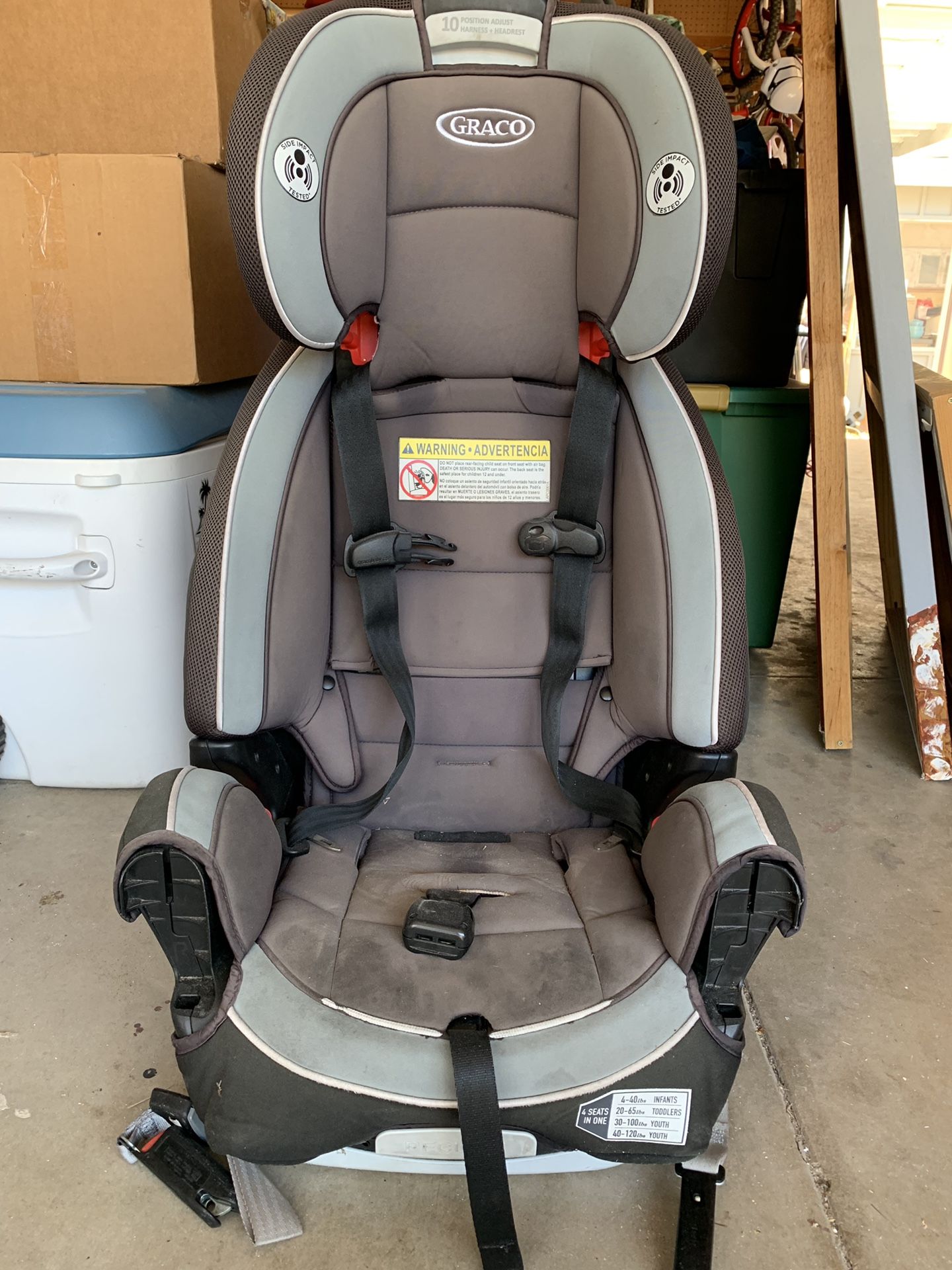 Graco car seat - 4 seats in one