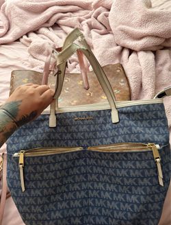 Michael Kors blue tote