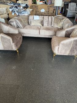 Turkish Sofa & 2 Chairs( or Love Seat) On Sale