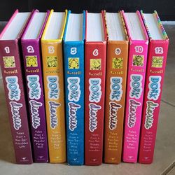 Dork Diaries Book Lot 1,2,3,5,6,9,10 &12