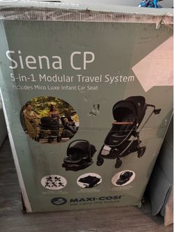 Maxi-Cosi Siena CP 5-in-1 Modular Travel System - Mystic Gray