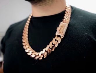 GOLD BONDED OVER SILVER CUBAN LINKS