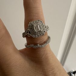 Neil Lane Engagement Ring And Wedding Band