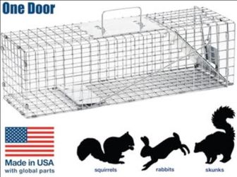 Havahart Animal Trap Medium Pro One-Door Cat, Rat Rabbit, Squirrel NEW