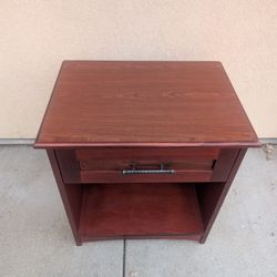 Braman Wood Nightstand Side Table 