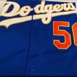 New! Blue With Gold Betts #50 LA Dodger Jersey for Sale in El