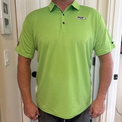 Men’s Seattle Seahawks Golf Shirt - Nike Dri-Fit XL