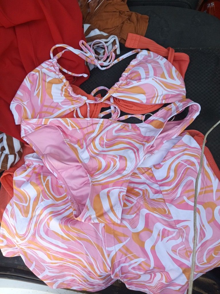 Three Piece Woman's Bathing Suit