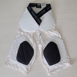 Nike Pro Compression Shorts Padded Padding Football Size XXL Dri Fit White

They're new without tag. Size XXL. Will ship out same/next day. From non s