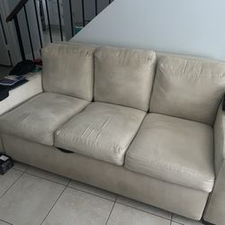 Pull out sofa with Integrated queen bed