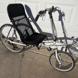 Lightning Stealth recumbent bike