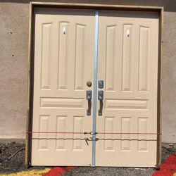 7-Panel Prehung Door