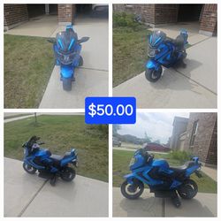 Cobalt Blue Youth Motorcycle