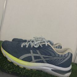 Asics Womens Gel Cumulus 22 Running Athletic Shoes Blue Green Size 10 1012A741