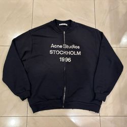Acne zipper up jacket small