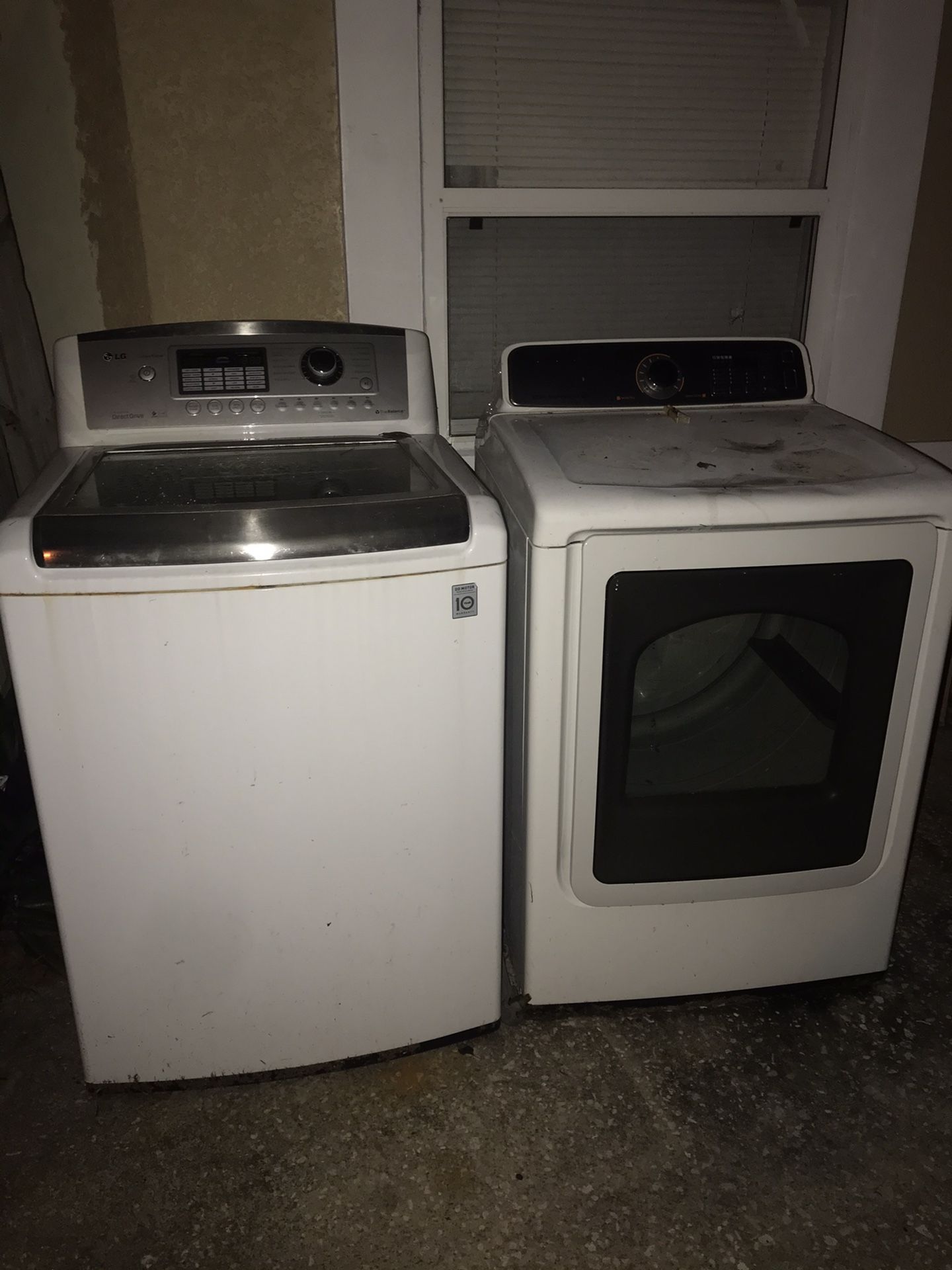 Washer dryer they work or for scrap FREE!!!!
