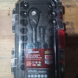 Husky 1/4 In Socket Set