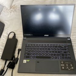 MSI creator 15 Professional Gaming  Laptop 4K 