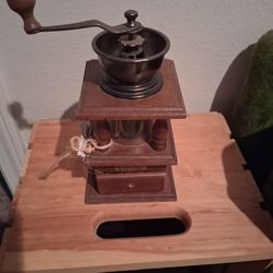Vintage  Coffee  Grinder  Wooden 