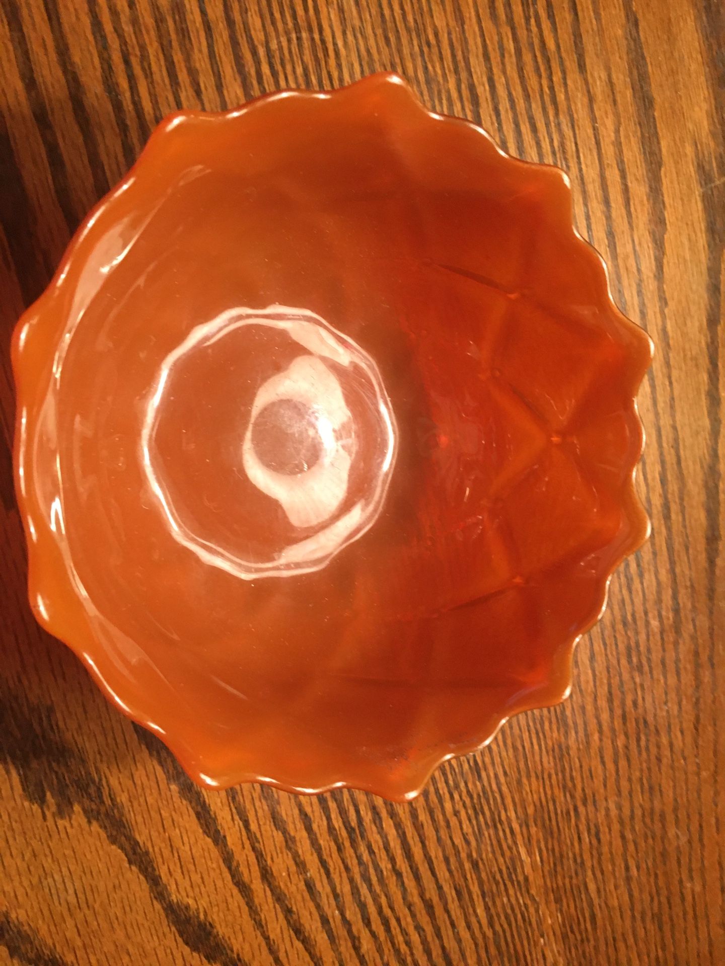 Vintage Fenton Carnival Glass bowl