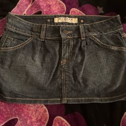 Hudson Mini Jean Skirt Y2k