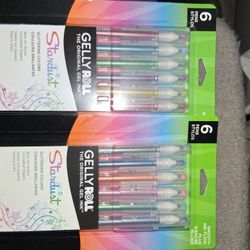 Brand New Gel Pens And Coloring Book